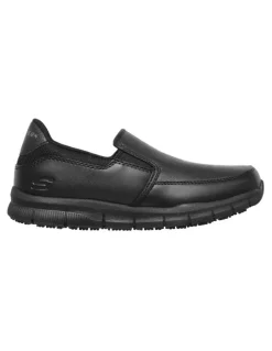 Skechers Work Relaxed Fit Nampa Annod SR Sneakers in Black