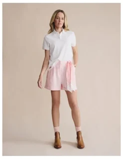 S.Kidman Leura Linen Shorts 1STW00108 in Pink