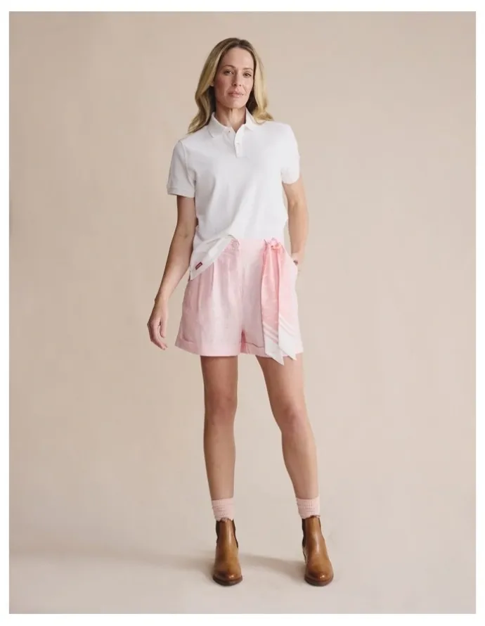 S.Kidman Leura Linen Shorts 1STW00108 in Pink