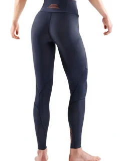SKINS Series-5 Activewear Long Tights Skyscraper in Navy Blue