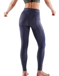 SKINS Series-5 Activewear Long Tight in Navy Blue