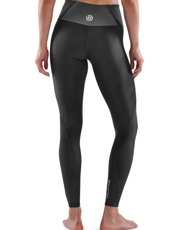 SKINS Series-3 Activewear Long Tight Travel and Recovery in Black