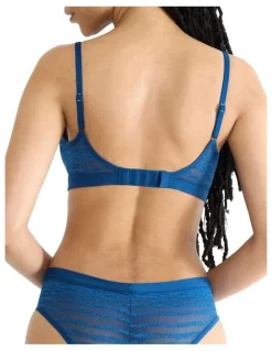 Sloggi Free Evolve Lace Bra in Blue