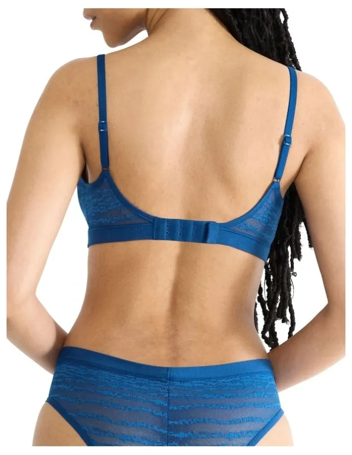 Sloggi Free Evolve Lace Bra in Blue