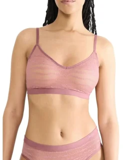 Sloggi Free Evolve Lace Bra in Pink