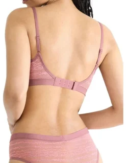 Sloggi Free Evolve Lace Bra in Pink