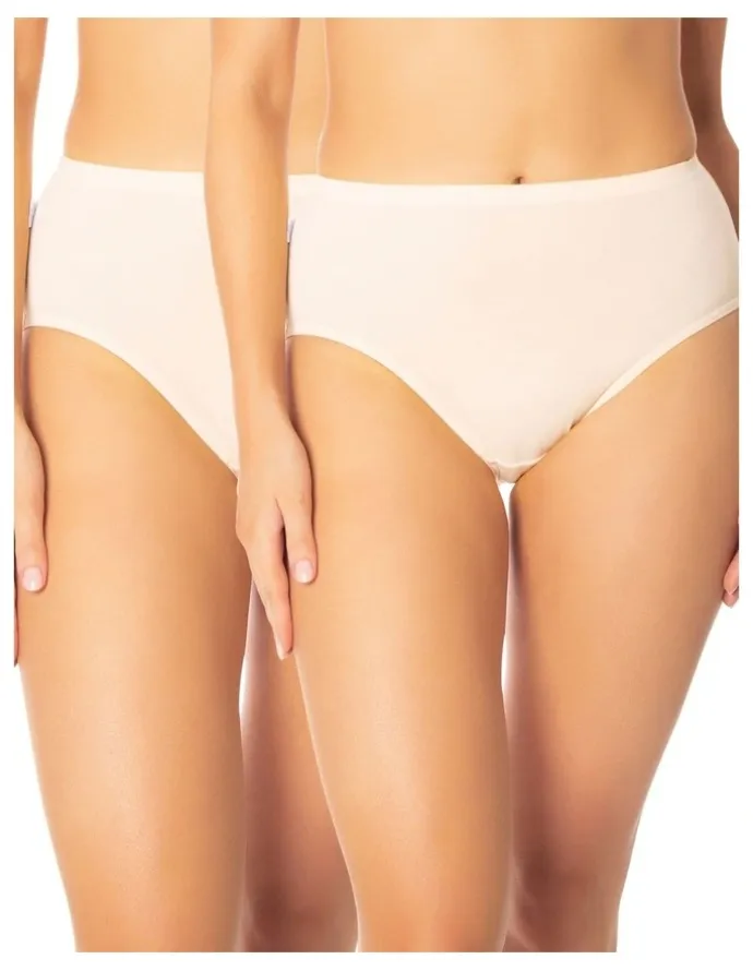 Sloggi Hikini Brief 2 Pack in Beige