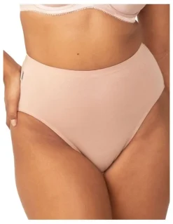 Sloggi Hikini Brief 2 Pack in Navy/Beige