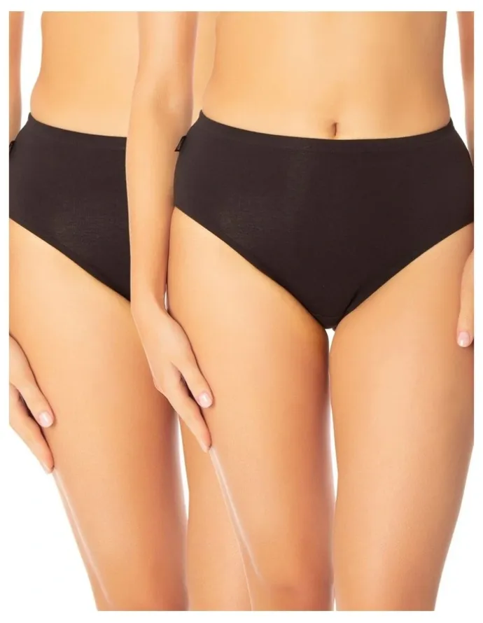 Sloggi Hikini Brief 2 Pack in Black