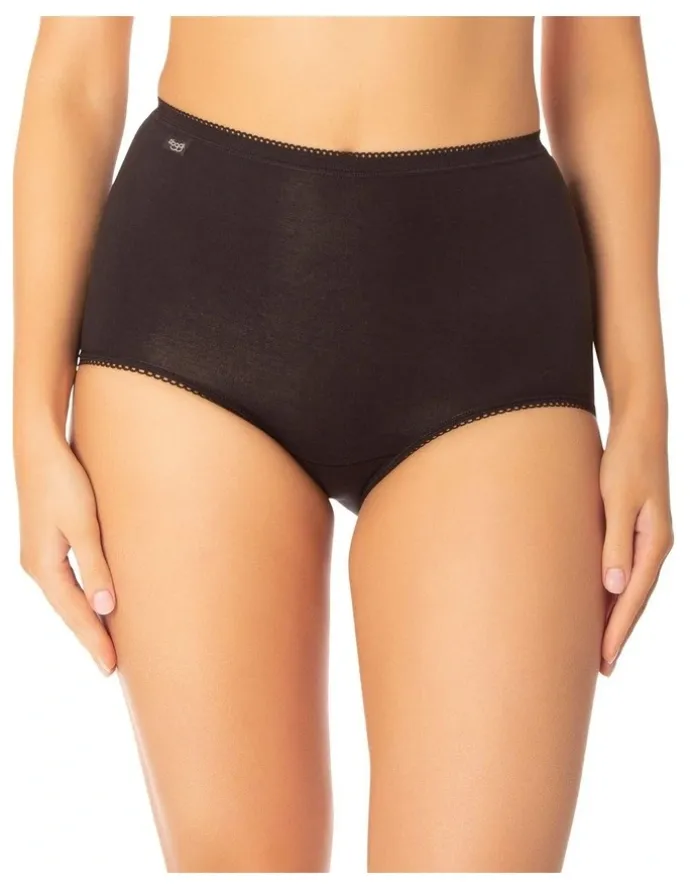 Sloggi Maxi Brief 2 Pack in Black