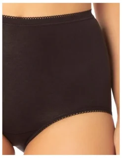 Sloggi Maxi Brief 2 Pack in Black