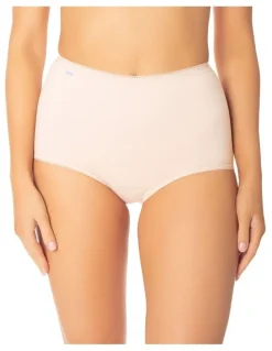 Sloggi Maxi Brief 2 Pack in Beige
