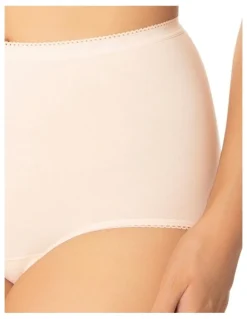 Sloggi Maxi Brief 2 Pack in Beige