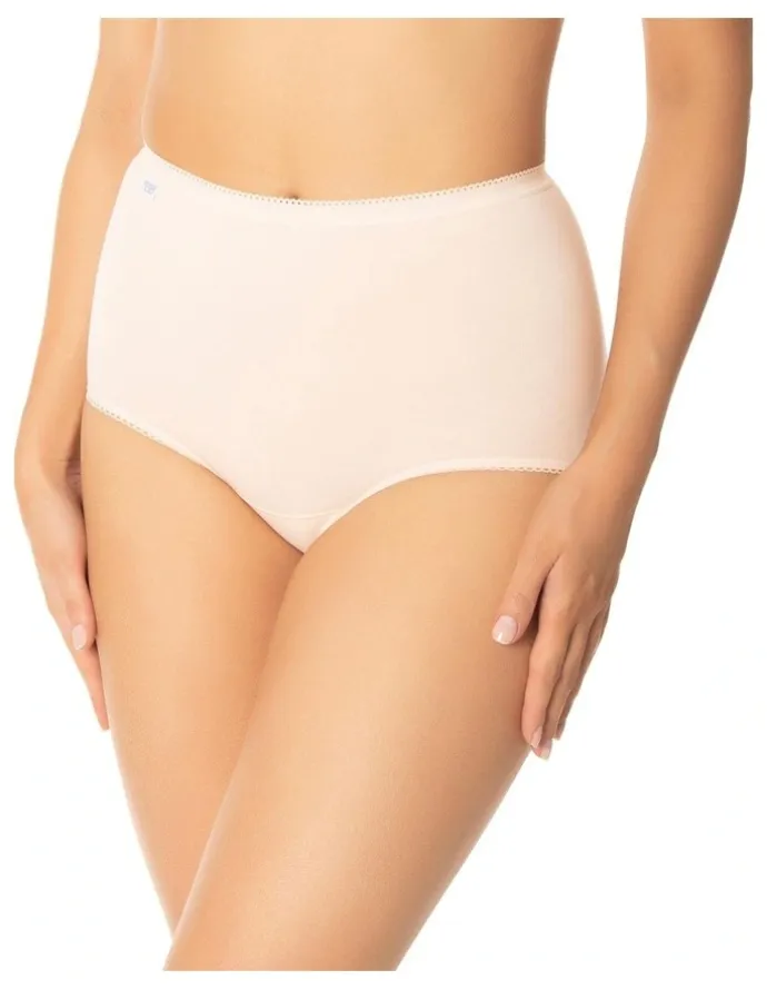 Sloggi Maxi Brief 2 Pack in Beige