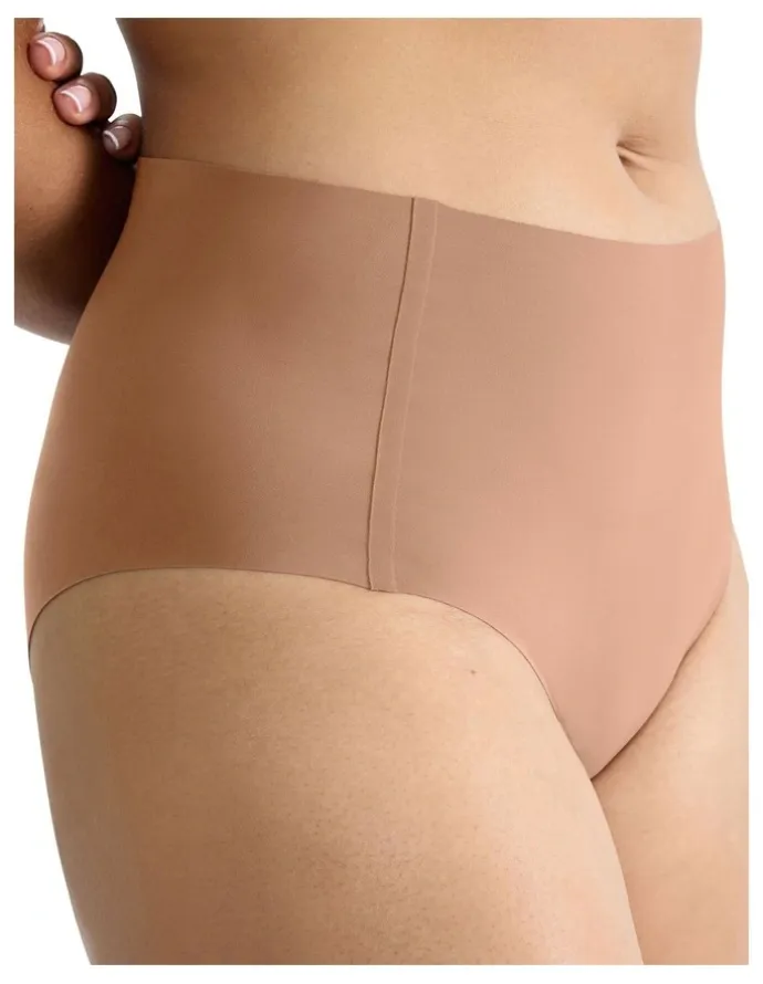 Sloggi Zero Feel 2.0 High Waist Briefs in Nostalgic Brown