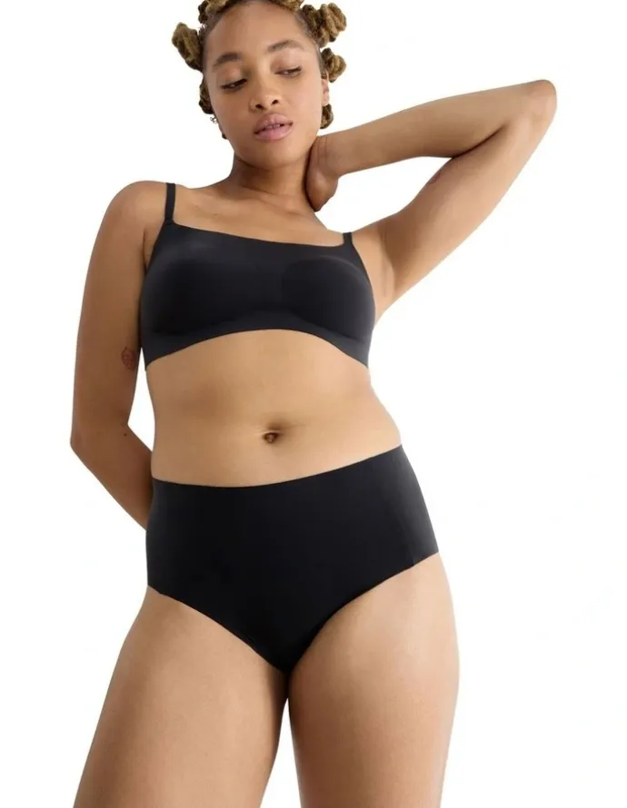 Sloggi Zero Feel 2.0 High Waist Brief in Black