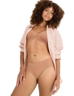 Sloggi Zero Feel Pure Hipster Brief in Nostalgic Brown