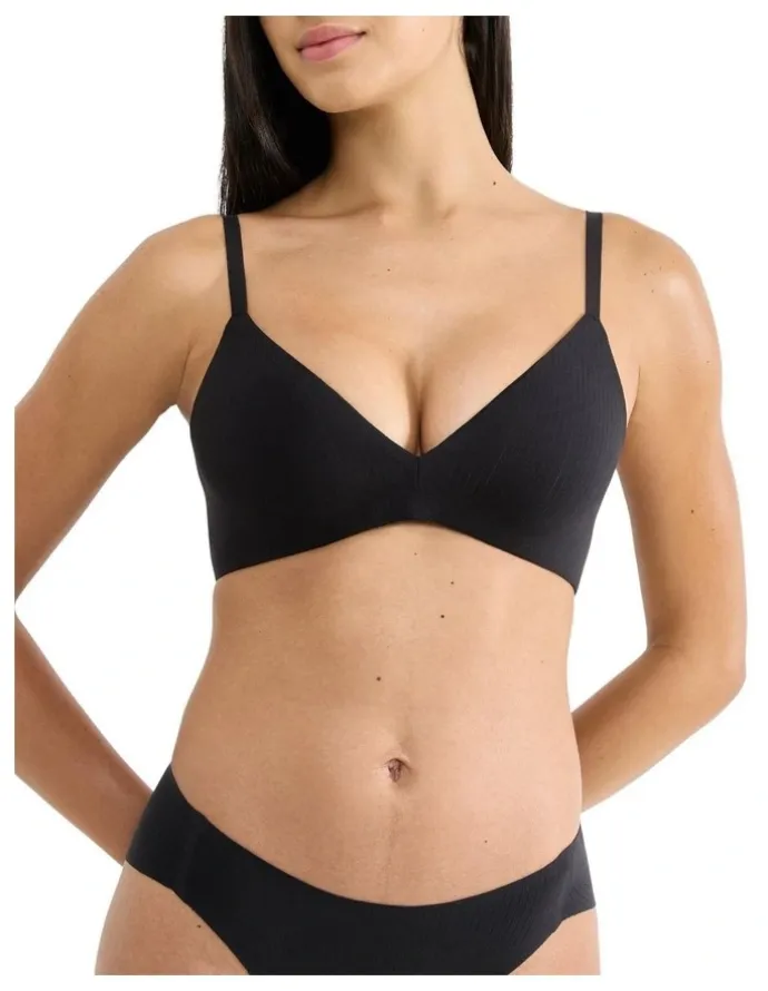 Sloggi Zero Feel Pure Push-up Bra in Black