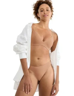 Sloggi Zero Feel Pure Push-Up Bra in Nostalgic Brown
