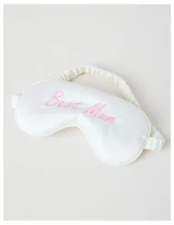 Soho Best Mum Gift Box with Slipper & Eye Mask in Beige