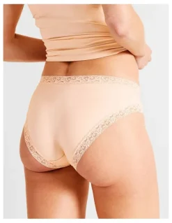 Soho Everyday Lace Bikini Brief in Beige