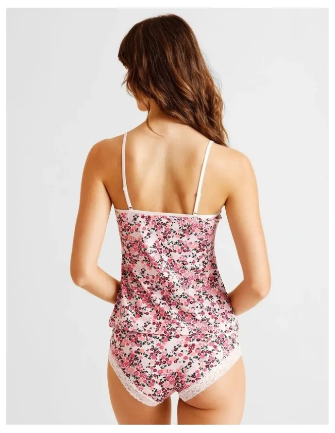 Soho Everyday Lace Cami in Pink