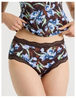Soho Everyday Lace Full Brief in Dark Mauve