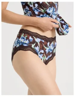 Soho Everyday Lace Full Brief in Dark Mauve