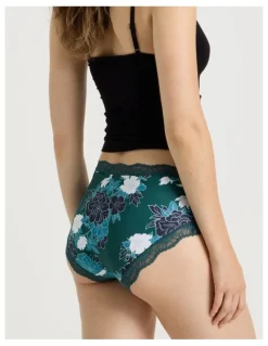 Soho Everyday Lace Full Brief in Teal