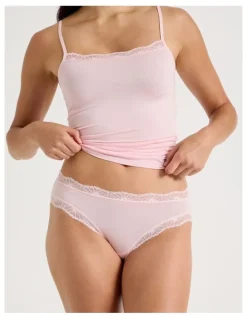 Soho Lace Modal Bikini in Light Pink
