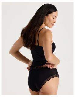 Soho Lace Modal Bikini in Black