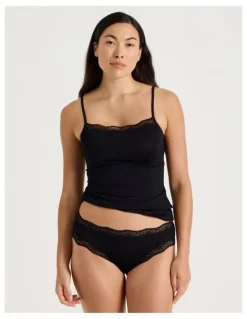 Soho Lace Modal Bikini in Black