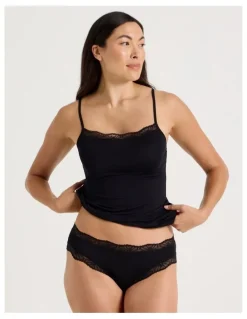 Soho Lace Modal Bikini in Black