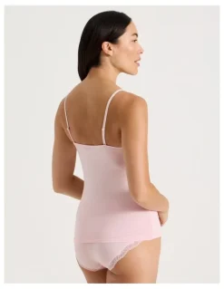 Soho Lace Modal Camisole in Light Pink