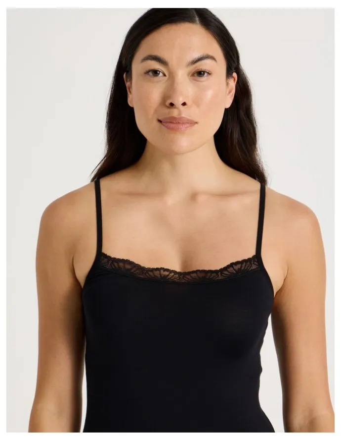 Soho Lace Modal Camisole in Black