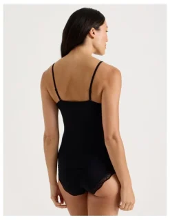 Soho Lace Modal Camisole in Black