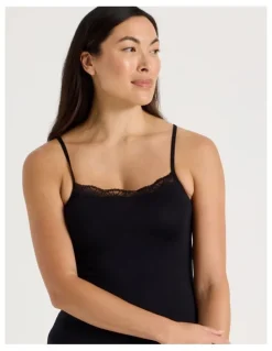 Soho Lace Modal Camisole in Black