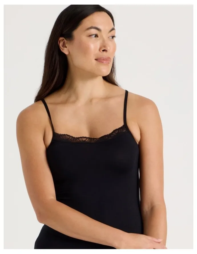 Soho Lace Modal Camisole in Black