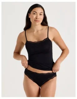 Soho Lace Modal G-string in Black