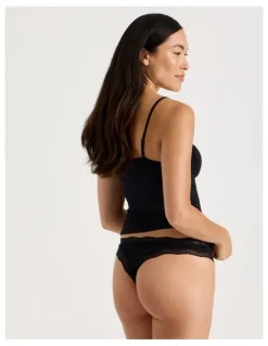 Soho Lace Modal G-string in Black
