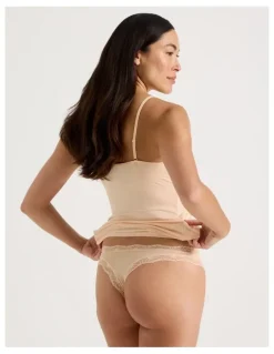 Soho Lace Modal G-string in Beige