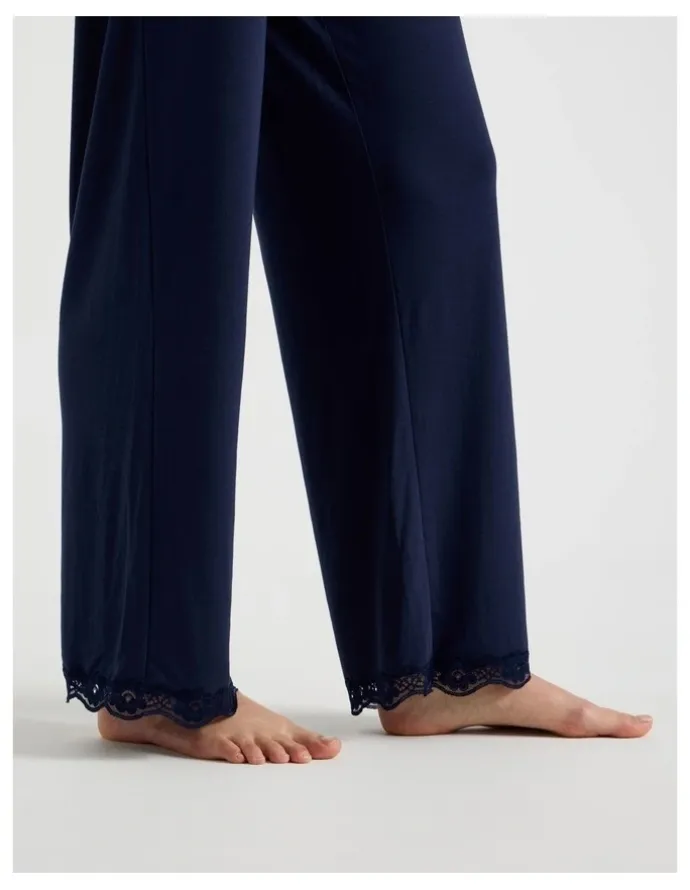 Soho Lace Pants in Navy