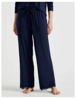Soho Lace Pants in Navy