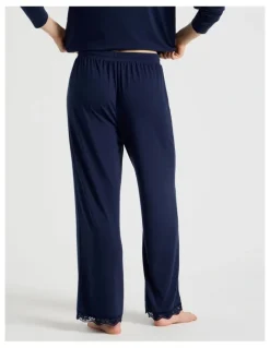 Soho Lace Pants in Navy