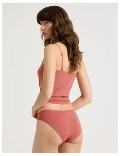 Soho Modal Bikini in Rust