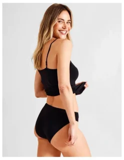 Soho Modal High Cut Brief in Black
