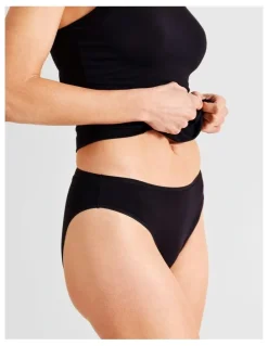 Soho Modal High Cut Brief in Black