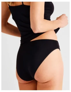 Soho Modal High Cut Brief in Black
