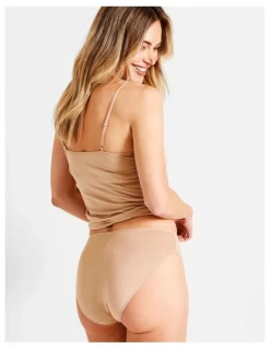 Soho Modal High Cut Brief in Beige