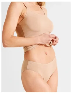 Soho Modal High Cut Brief in Beige
